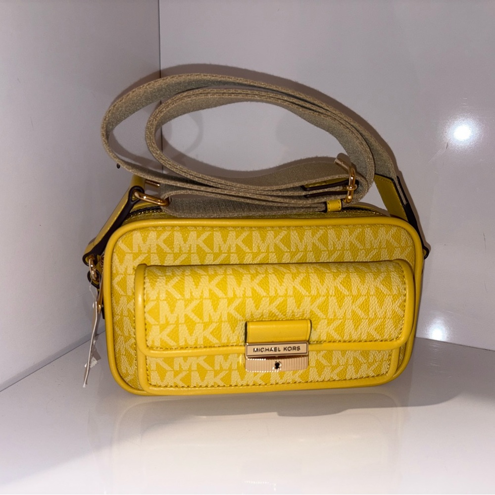 Michael Kors Yellow Crossbody Bag